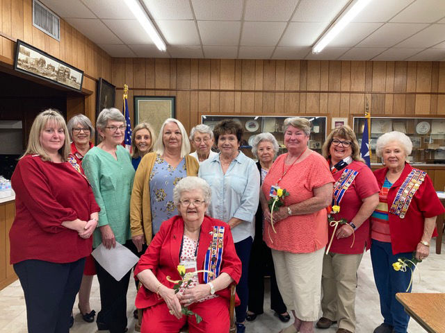 New officers of the Cradle of Texas Daughters of the Republic of Texas recently installed